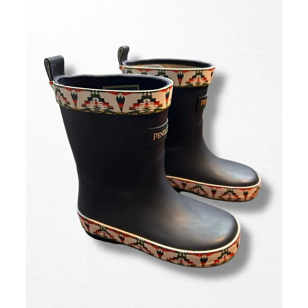 NWT Pendleton Tucson Rubber Rain Boots, Toddler Size 5/6